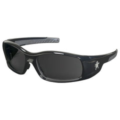 Safety Glasses - Black Frame-Gray Lens - SR1 Style - Exact Tooling