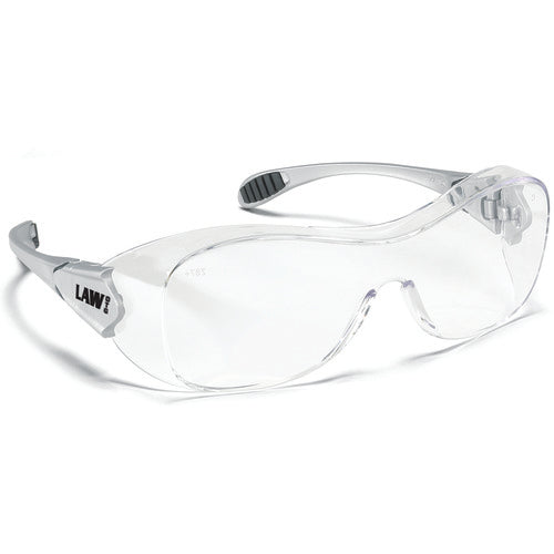 Safety Glasses - Clear Anti-Fog - Steel Color - OTG Style - Exact Tooling
