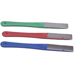 2 1/2″ × 3/4″ - X-Fine, Fine, Coarse Grits - Rectangular Dia-Sharp Mini Hone Sharpener - Exact Tooling