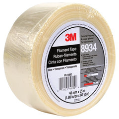 Tartan Filament Tape 8934 Clear 48 mm × 55 m 4 mil Individually Wrapped Conveniently Packaged - Exact Tooling