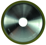 6 x 1/2 x 1-1/4'' - 1/8'' Abrasive Depth - 150 Grit - 1/4 Rim Type 4A2 Diamond Wheel for Foley-Type Grinder - Exact Tooling