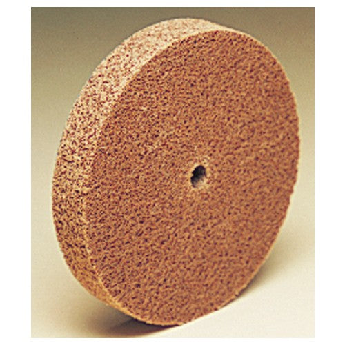 Scotch-Brite Cut and Polish Unitized Wheel CP-UW 7A Medium 2″ × 1/2″ × 1/4″ - Exact Tooling