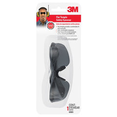 3M Flat Temple Eyewear Anti-Scratch 47011H1-DC Black/Gray Gray Lens - Exact Tooling