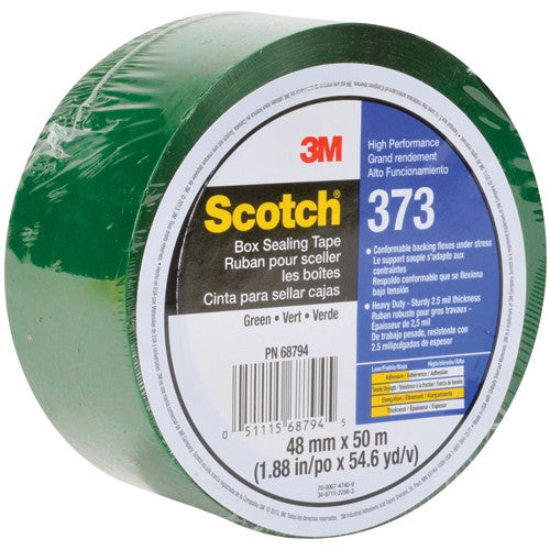 Scotch Box Sealing Tape 373 Green 48 mm × 50 m - Exact Tooling