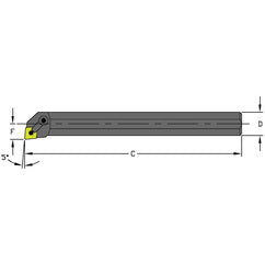 A32V MCLNL4 Steel Boring Bar w/Coolant - Exact Tooling