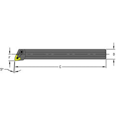 A20U MWLNL4 Steel Boring Bar w/Coolant - Exact Tooling