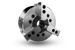 Auto Strong NL-A Series 3-jaw long stroke through-hole power chuck (adapter included) - Part # NL-08A6 - Exact Tooling