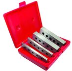 #CP31612 - 4 Piece Set - 3/16 & 1/2'' Thickness - 1/4'' Increments - 1 to 1-3/4'' - Parallel Set - Exact Tooling