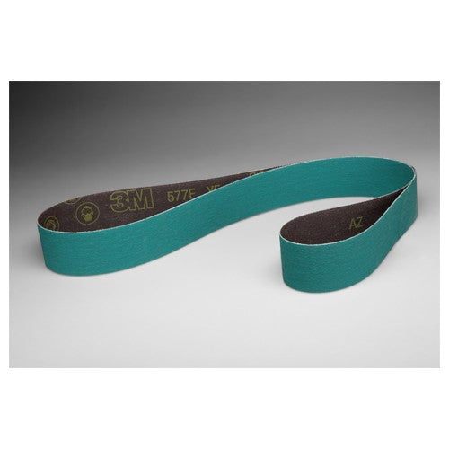 3M Cloth Belt 577F 40 YF-weight 2 in × 60 in Film-lok Single-flex 50 per case - Exact Tooling