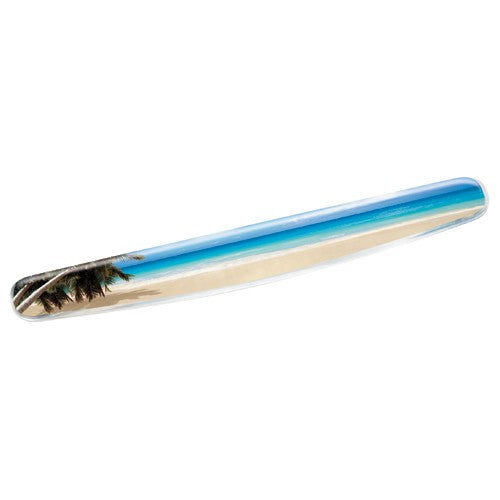 3M Gel Wrist Rest WR308BH Clear Gel Design Compact Size Beach 2.75″ × 18″ x .75″ - Exact Tooling