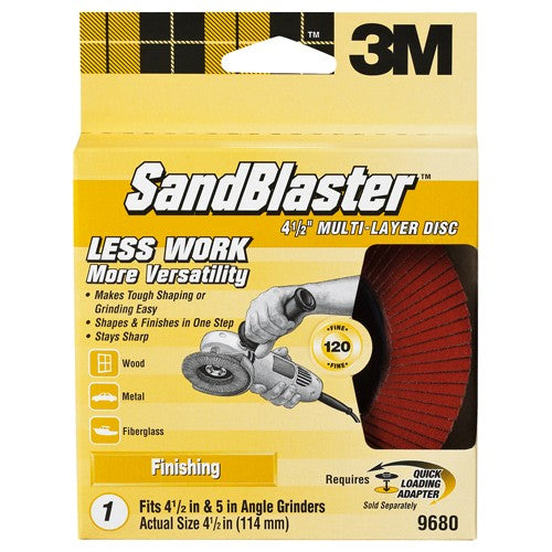 4.5 in 3M™ SandBlaster™ Multi-Lay Alt Mfg # 54766 - Exact Tooling