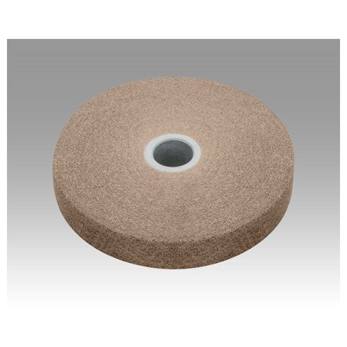 Scotch-Brite EXL Unitized Wheel XL-UW 2A Medium 4″ × 1/2″ × 5/8″ - Exact Tooling