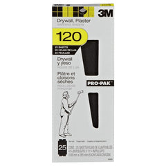 3M Pro-Pak Drywall Sanding Sheet 99430 4.1875″ × 11.25″ 120C Grit - Exact Tooling