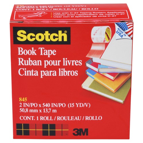 ‎Scotch Book Tape 845-200 2″ × 540″ (50 8 mm × 13 7 m) - Exact Tooling