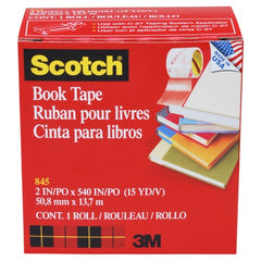 ‎Scotch Book Tape 845-200 2″ × 540″ (50 8 mm × 13 7 m) - Exact Tooling