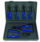 6 Piece - Combination Int/Ext Snap Ring Plier Set - Exact Tooling