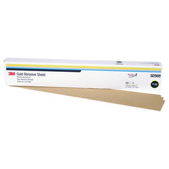 3M Gold Abrasive Sheet 02569 P150 grade 2 3/4″ × 17 1/2″ 50 sheets per sleeve - Exact Tooling