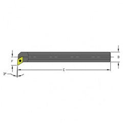 S08M SDUCR2 Steel Boring Bar - Exact Tooling