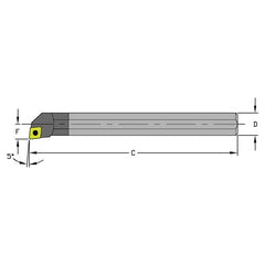 E10Q SCLPL2 Solid Carbide Boring Bar w/Coolant - Exact Tooling