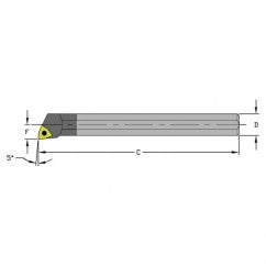 E10Q SWLCR3 Solid Carbide Boring Bar w/Coolant - Exact Tooling