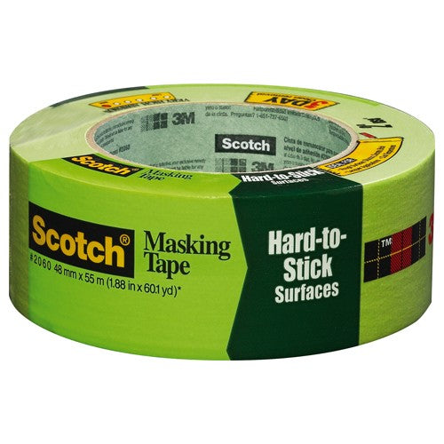 ‎Scotch Rough Surface Painter's Tape 2060-48MP 1.88″ × 60 yd (48mm × 55 m) - Exact Tooling