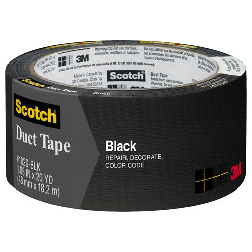 3M Duct Tape Black 3920-BK 1.88″ × 20 yd (48 mm × 18 2 m) - Exact Tooling