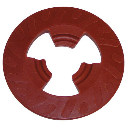 3M Disc Pad Face Plate Ribbed 28656 4″ Extra Hard Red - Exact Tooling