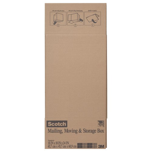 Scotch Folded Box 8018.24FB 18″ × 18″ × 24″ Folded Box - Exact Tooling