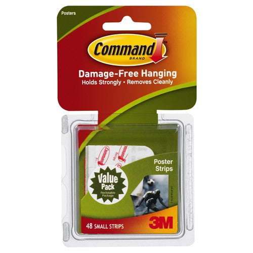 ‎Command Poster Strips Multi-Pack 48 strips 17024-48ES - Exact Tooling