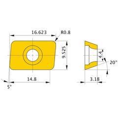 AEMW150308ER UTI20T INSERT