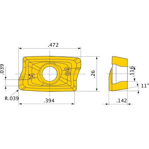 AOMT123610PEER-M MP6130 INSERT