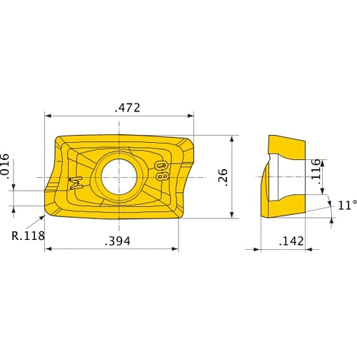 AOMT123630PEER-M MP6130 INSERT