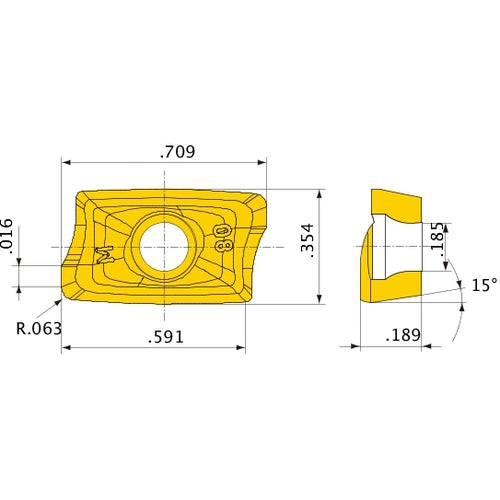 AOMT184816PEER-M VP20RT INSERT