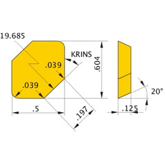 WEC42AFTR5C MB710 CBN INSERT