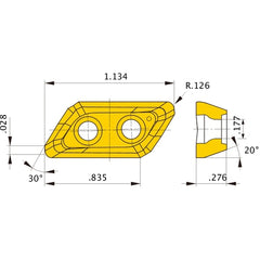 XDGX227032PDFR-GL TF15 INSERT