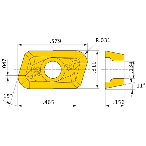 XPMT13T3PDER-M2 F7030 INSERT