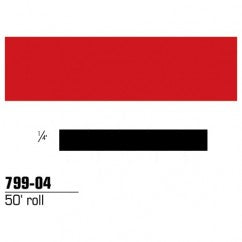 1/4X50' REFLECT STRIPING TAPE RED - Exact Tooling