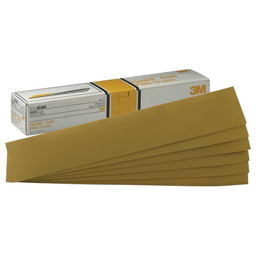 ‎3M Hookit Gold Sheet 02472 P150 2-3/4″ × 16″ - Exact Tooling