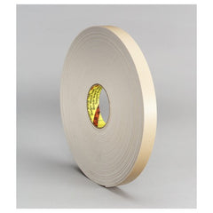 3M Double Coated Polyethylene Foam Tape 4496W White 1/2″ × 36 yd 62 mil - Exact Tooling