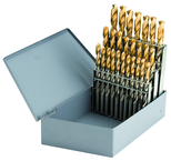 1 - 56 HSS-Co8% Straight Shank Split Point Drill Set (56Pcs) - Exact Tooling