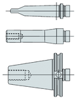 R8 x 7/8-20 Thread Tapping Attachment Shank - Exact Tooling