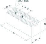 10" Heavy Duty Flat Soft Top Jaw - Exact Tooling