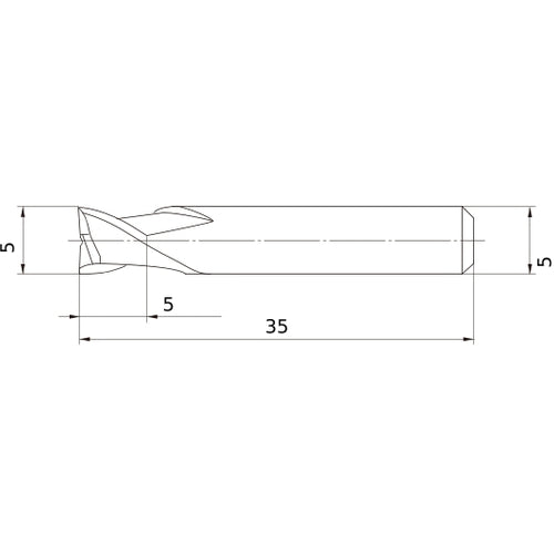 MS2ESD0500L35S05 CARBIDE ENDMILL