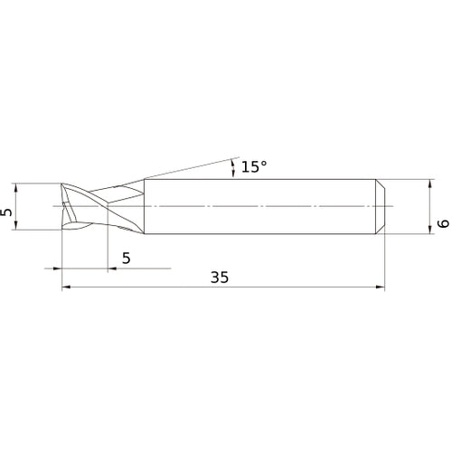 MS2ESD0500L35S06 CARBIDE ENDMILL