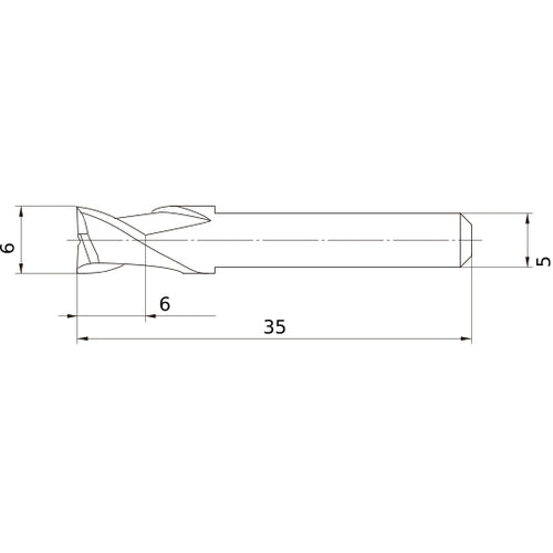 MS2ESD0600L35S05 CARBIDE ENDMILL