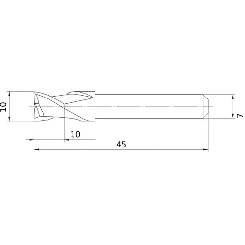 MS2ESD1000L45S07 CARBIDE ENDMILL