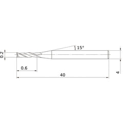 MS2JSD0020 CARBIDE ENDMILL