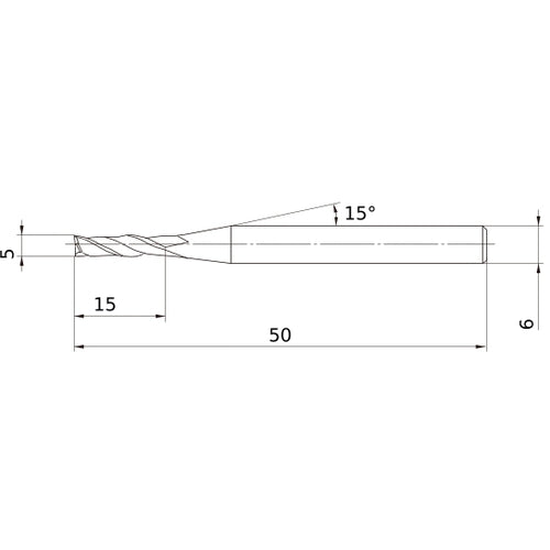 MS2JSD0500 CARBIDE ENDMILL