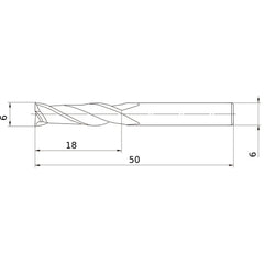 MS2JSD0600 CARBIDE ENDMILL