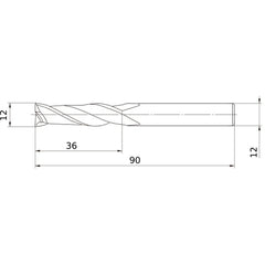 MS2JSD1200 CARBIDE ENDMILL
